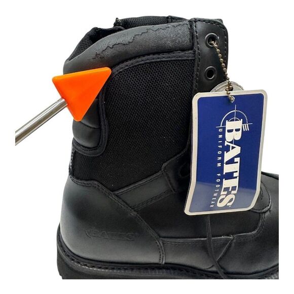 Bates Mens Sz.5 EX WIDE 8" Tactical Black Boots With Side Zipper E02340 Unisex - Picture 10 of 16